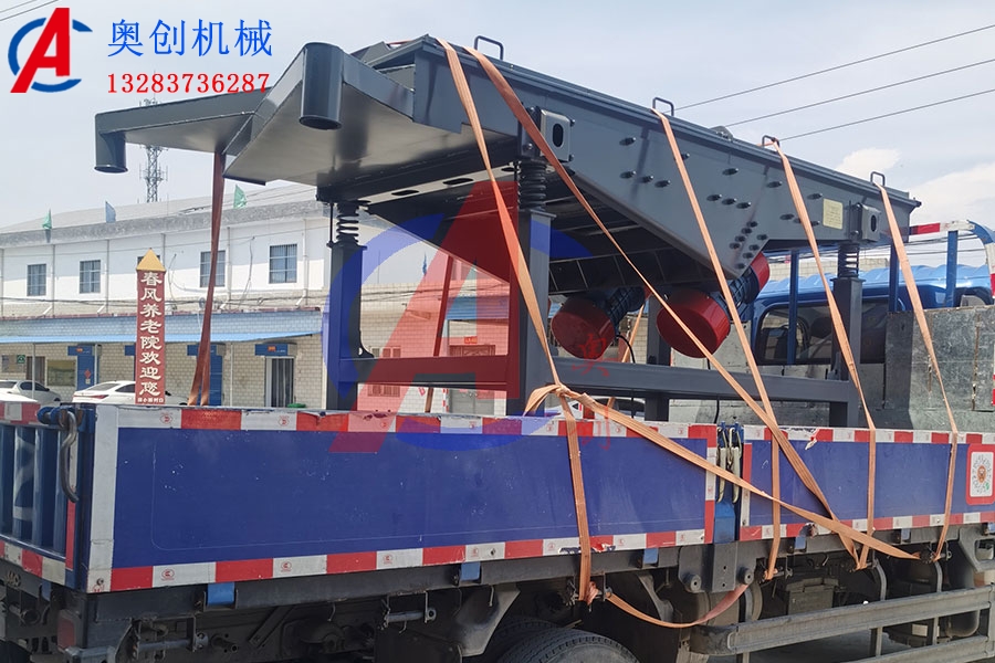 單層直線振動篩發貨了